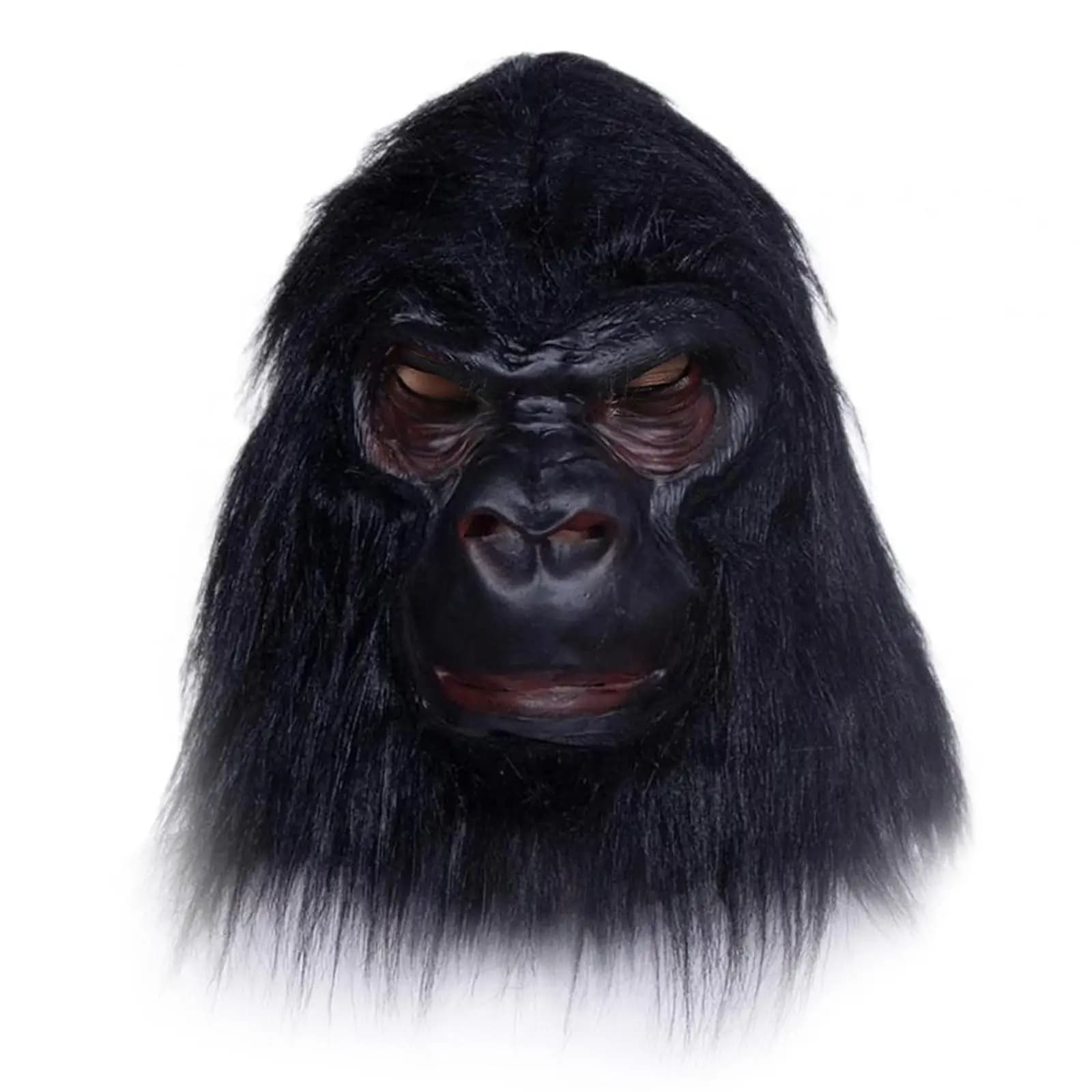 Gorillas Head Mask Animal Mask Realistic Latex Dress up Costume Mask Halloween Mask for Club Carnival Animals Theme Birthday