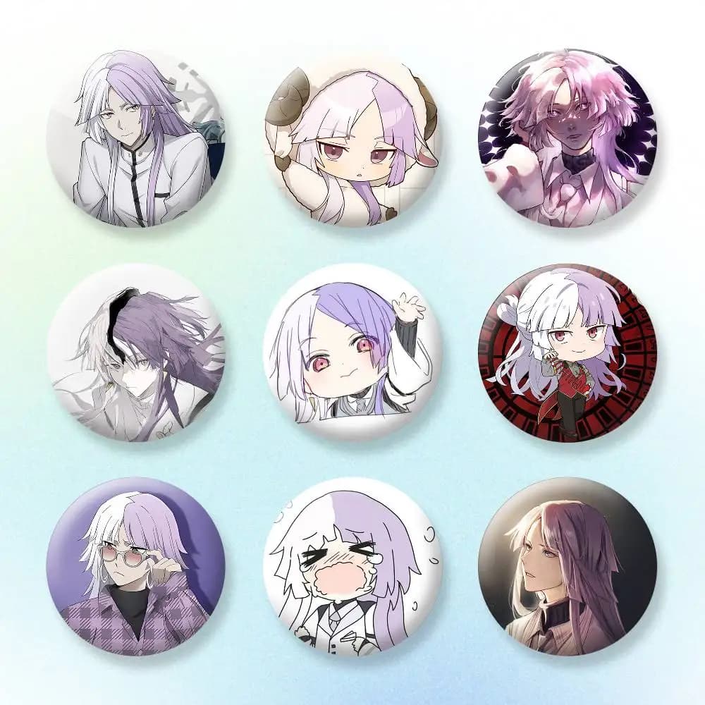 S-Sigma BSD B-Bungo Stray Dogs Distintivi Creativi in Latta, Spille e Spille a Bottone per Vestiti e Zaini