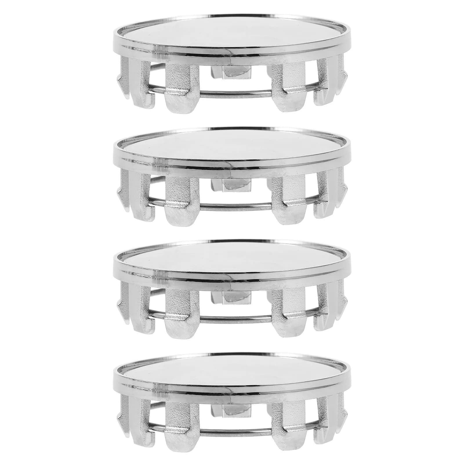 4 Pezzi Coprimozzo Nero 59MM Esterno 57MM Interno, Accessori per Ruote Auto, Coprimozzi Sostitutivi per Veicoli