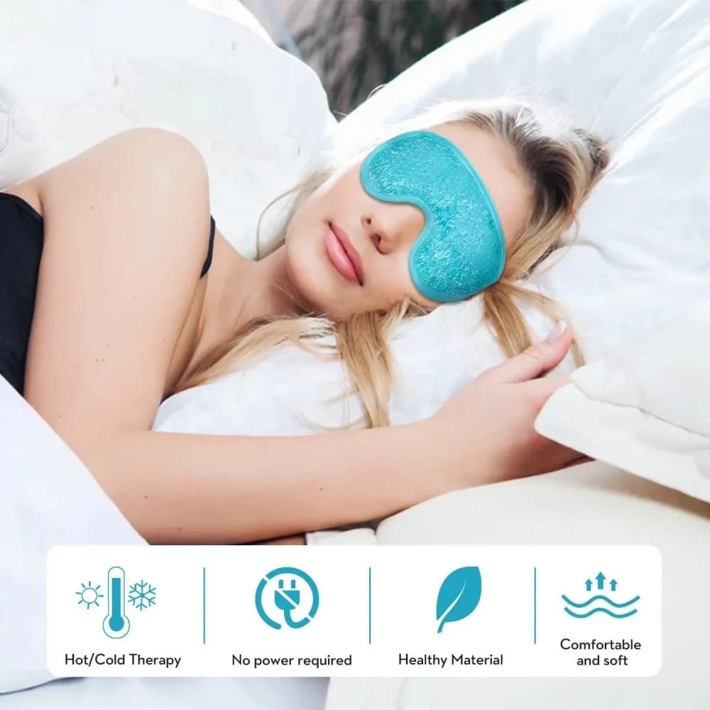 Gel Eye Mask Ice Compress Hot Compress Sleeping Mask Eyes Beauty Health Tools Anti Dark Circle Eyes Bag Relax Sleep Aid Gel Mask