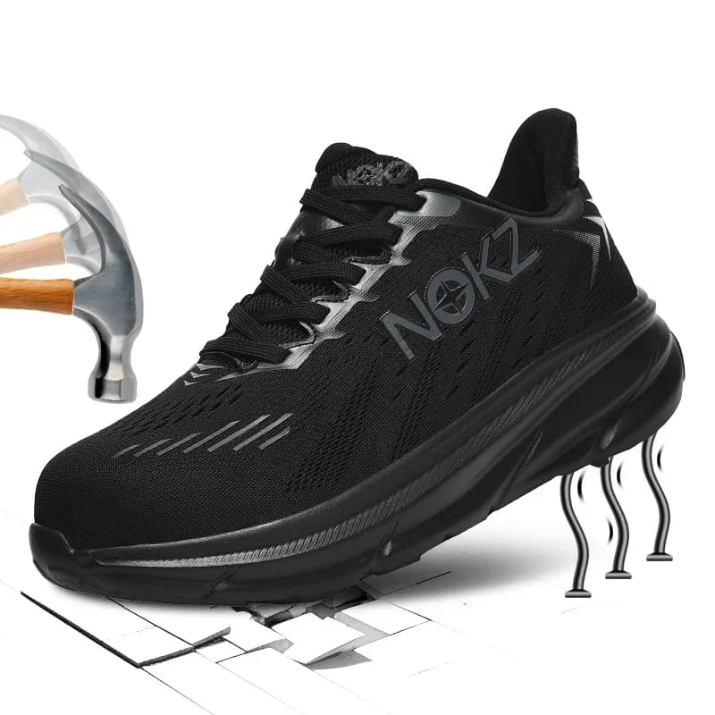 Nuovi stivali antinfortunistici da lavoro da uomo Puntale in acciaio Scarpe protettive Scarpe da lavoro antiforatura Scarpe da ginnastica traspiranti Scarpe antinfortunistiche da coppia