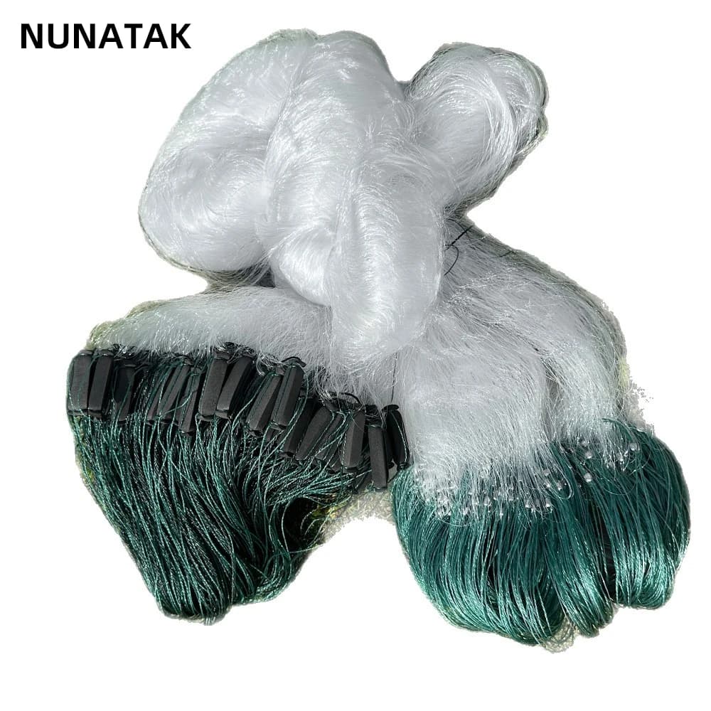 NUNATAK Rete da Pesca a Tramaglio per Carpe, Lunghezza 7M-70M, Altezza 0.7M-1.8M, Rete Galleggiante e Affondante, Robusta