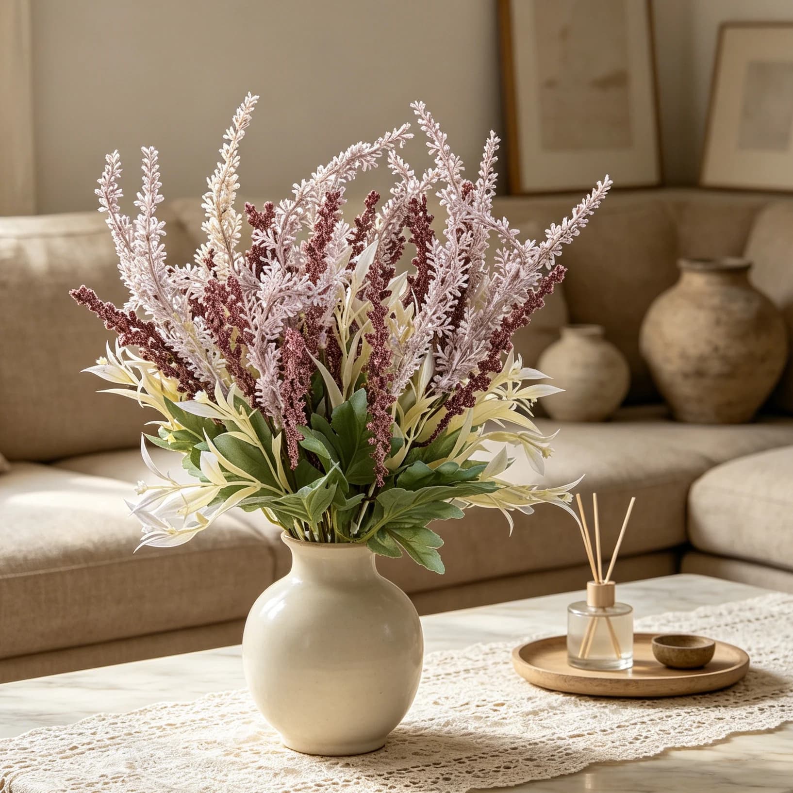 Artificial Lavender Flowers Plants Wedding Bouquets Arch Holiday Home Dining Table Vase Bonsai Photography Scrapbook Decorations