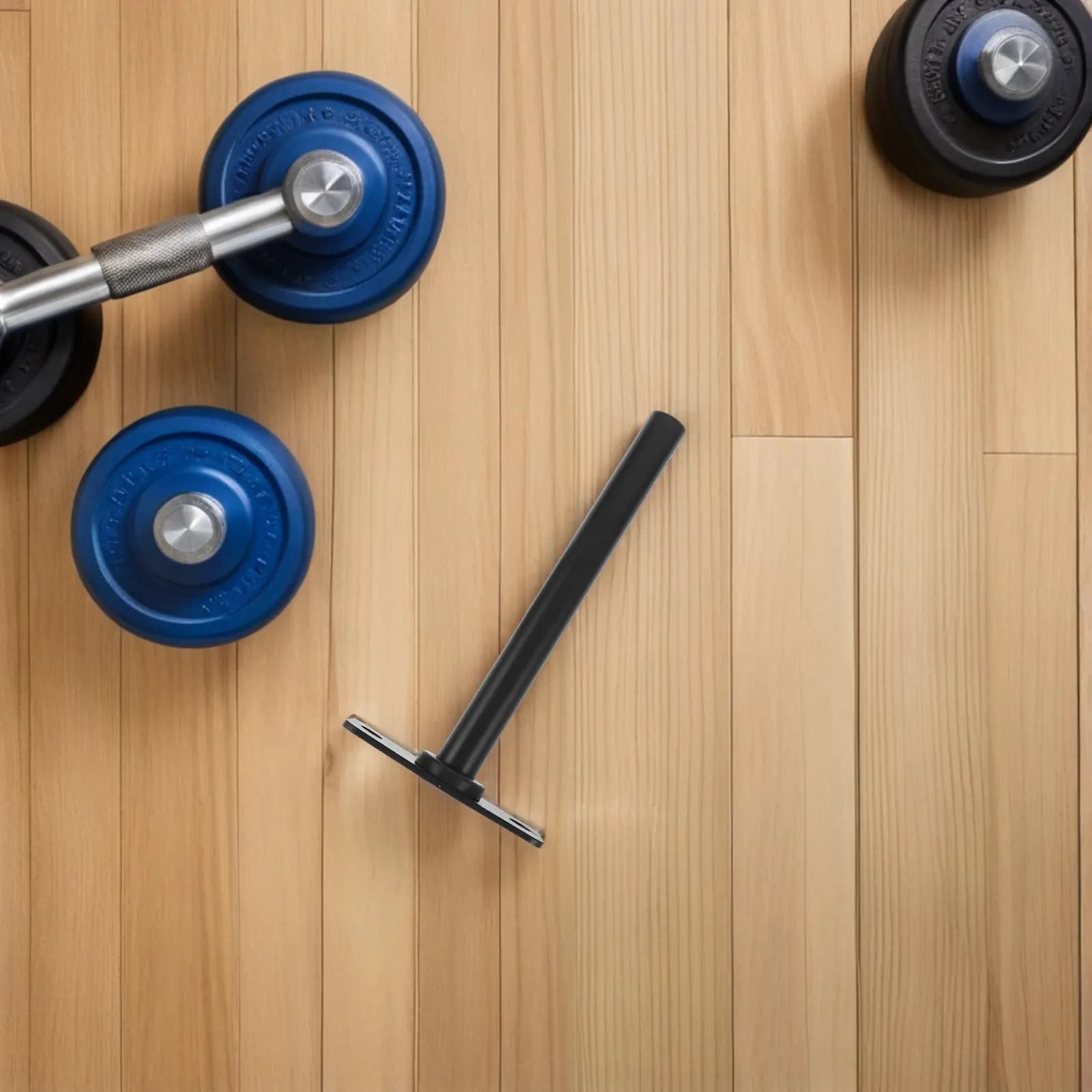 Barbell Plate Holder Wall Mounted 25Mm Hole Diameter Weight Plate Storage Rack Home Gym Organization Quick Install Wall