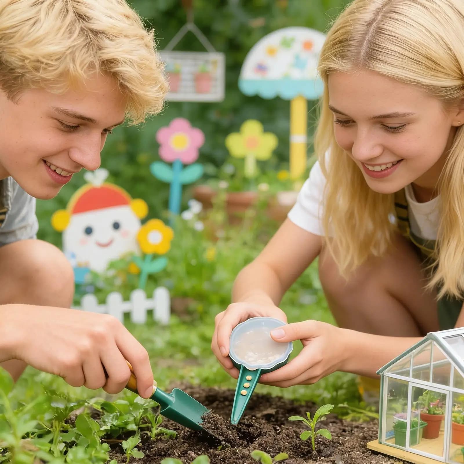 Seminatrice Manuale per Piantine, Dispenser di Semi, Strumento di Giardinaggio per Semina e Piantumazione, per Giardino e Vasi di Fiori