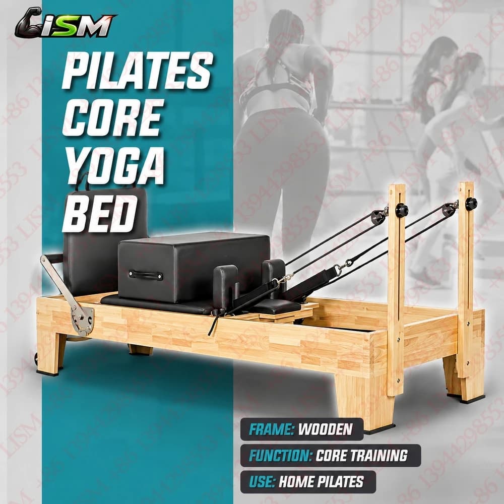 Pilates Core Bed Reformer Australian Yoga Bed Home Studio Equipment Body Shaping Workout Strength Training Fitness Machine Set