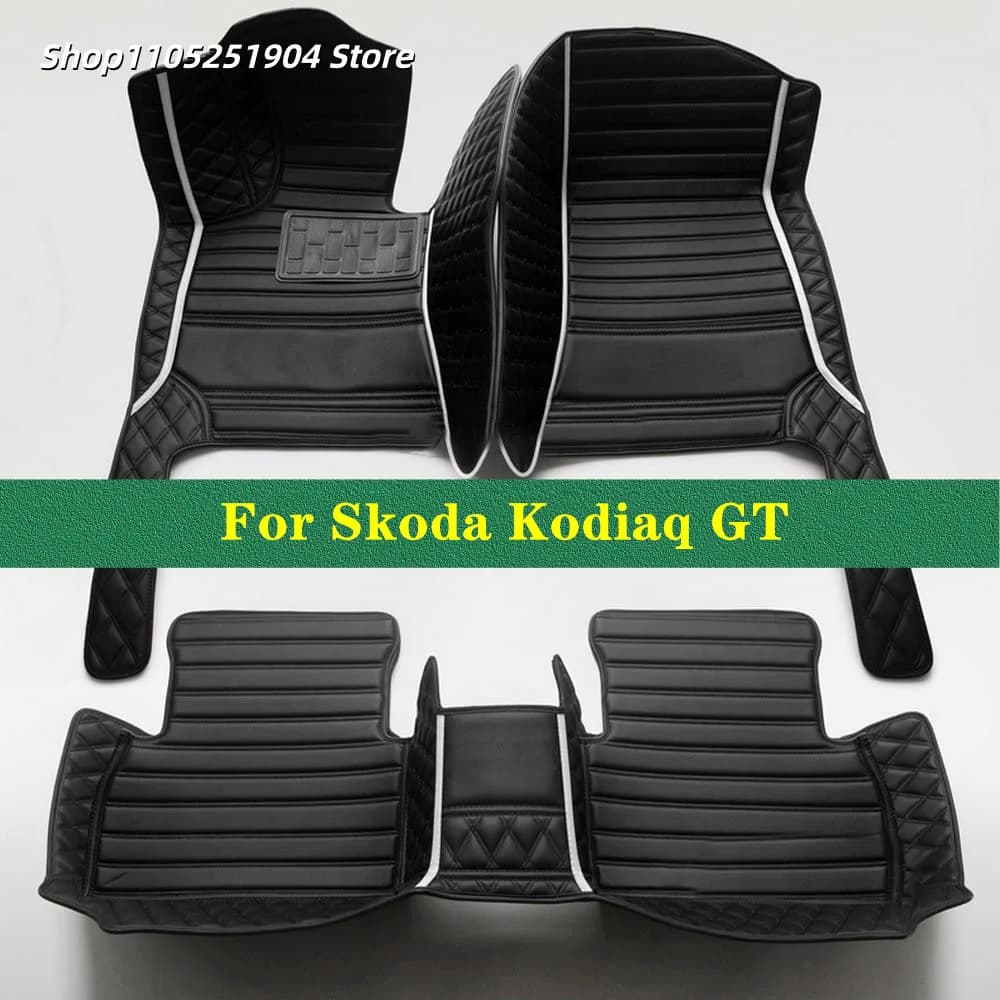 Auto Tappeti Tappetini Auto Per Skoda Kodiaq GT 2026 2025 2024 2023 2022 2021 2020 2019 2018 Tappetino Auto Accessori Interni