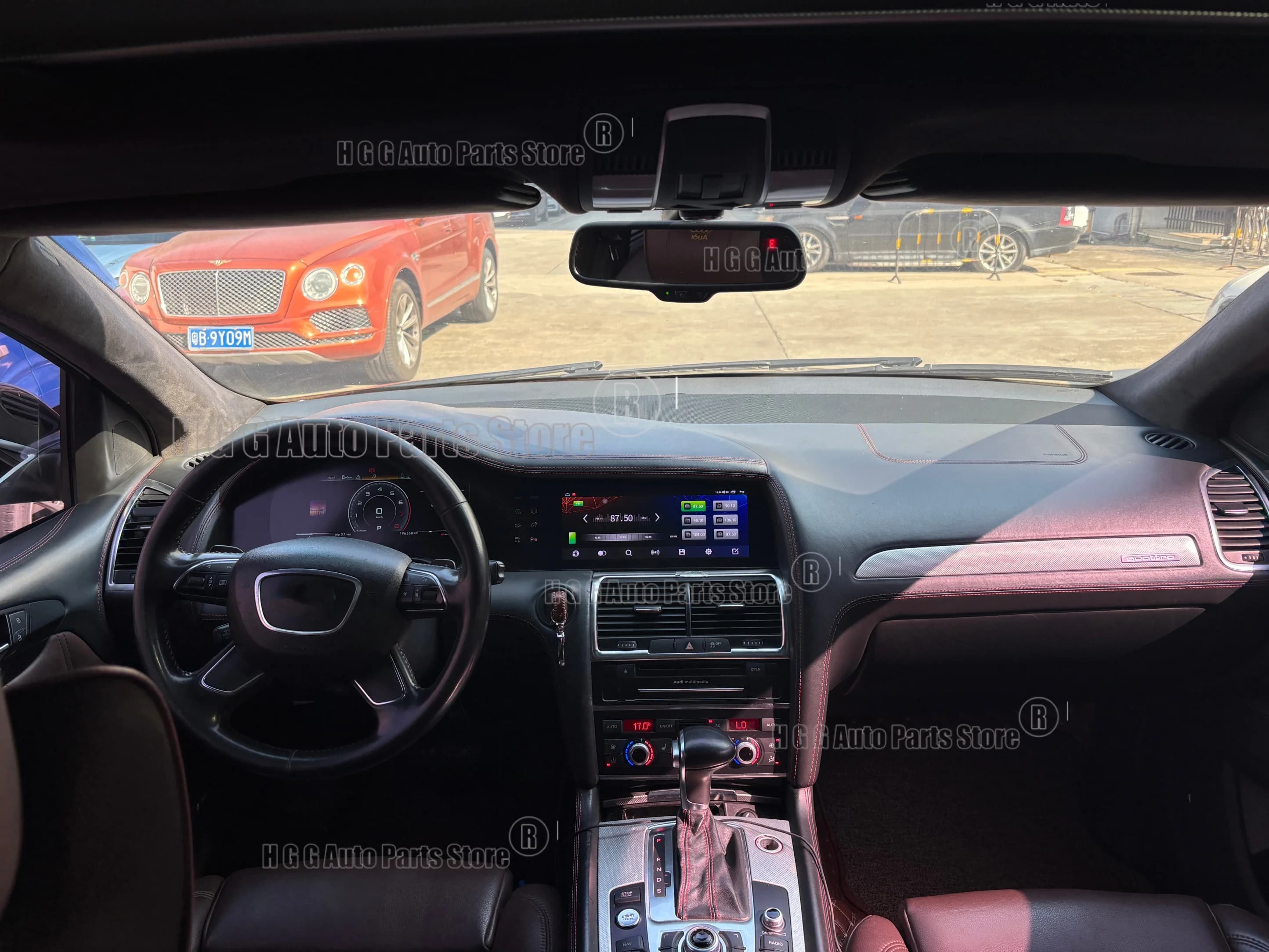 Android per Audi Q7 2005-2016, Cruscotto LCD Digitale, Tachimetro a Doppio Schermo, Lettore Multimediale CarPlay 12.3+10.25“