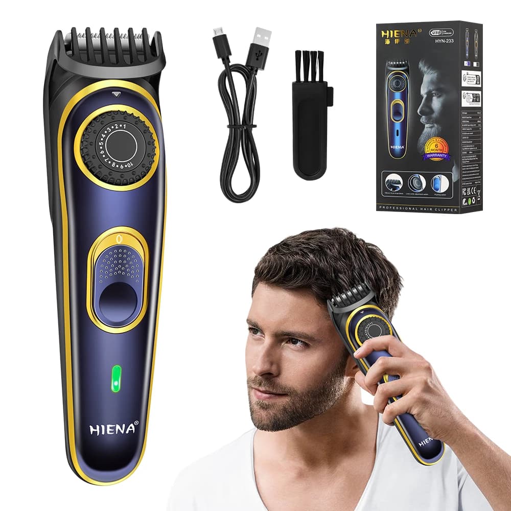 Cordless Haircuts Adjustable 1-10mm for Men, Rechargeable Rulebar, Electric Razor for Men