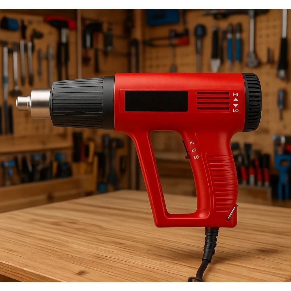 Pistola Termica a Temperatura Variabile 120V 1200W per Connettori a Crimpare, Tubi, Artigianato e Rimozione Vernice