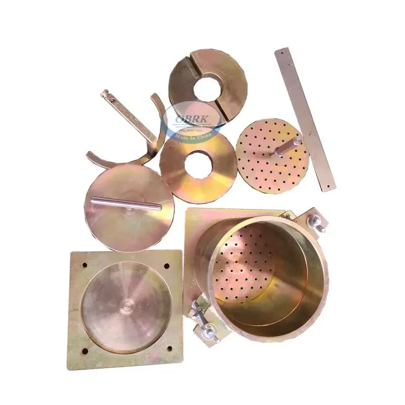 Parts for CBR Testing Machine: Support Plate for Dial Comparator, Overload Weight