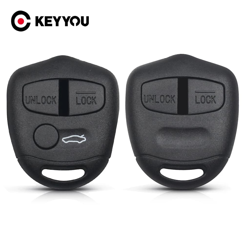 KEYYOU Senza Lama Chiave A Distanza Dell'automobile Borsette Per Mitsubishi Lancer EX Evolution Grandis Outlander Triton Pajero ASX 2/3 Pulsante Chiave Caso