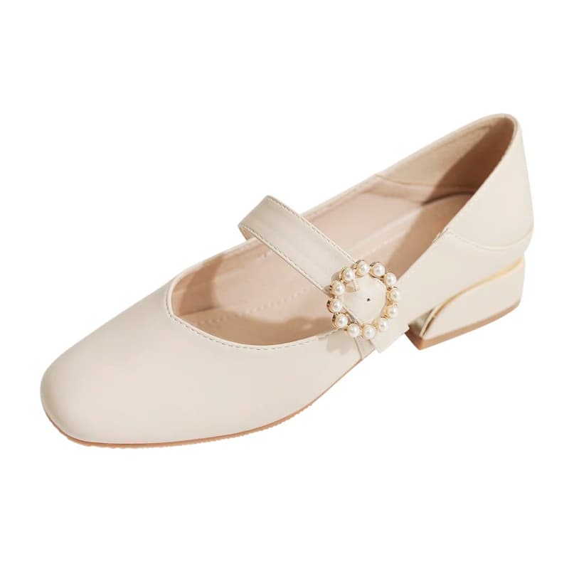 Primavera 2025 nuove scarpe singole da donna e fata con bocca leggera e fondo piatto per scarpe singole estive da donna