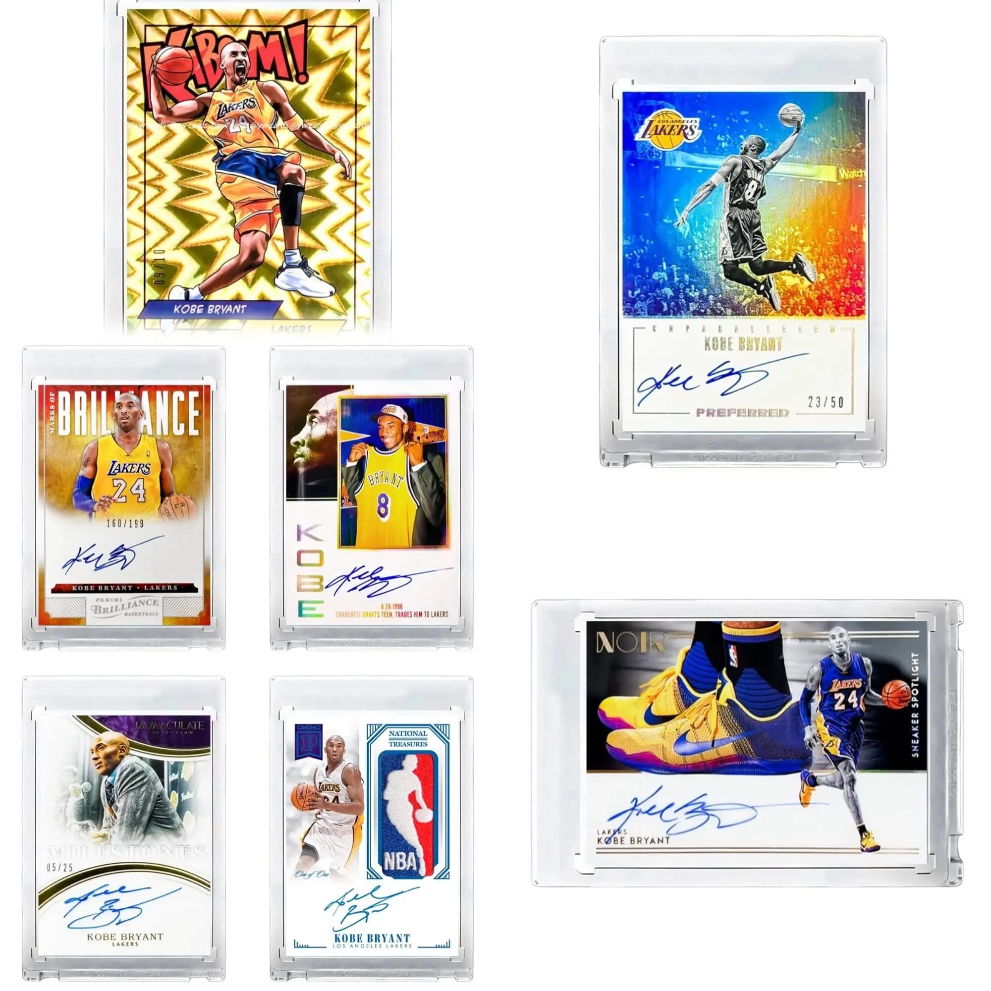Carte da Collezione Autografate Personalizzate Fai-da-Te di Jordan, Curry, Kobe, James, KD, Regalo Artigianale per Fan, Carte Star Autografate, Vendita Calda