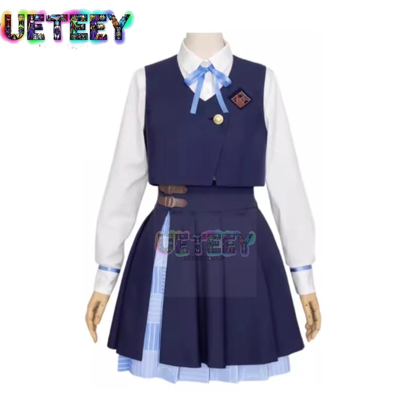 UETEEY COS Costume da Cosplay di Misuzu di Gakuen Idolmaster, Costume per Halloween