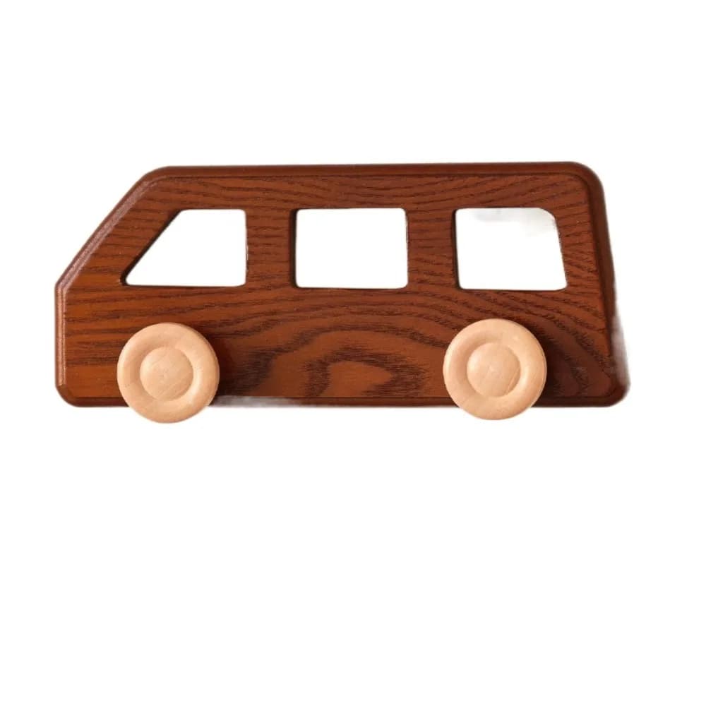 Car Shaped Hooks from Wall Space Saving, Vintage Wood Style, Hook Carton Animated Dresses, Without Drilling, for Kids Room