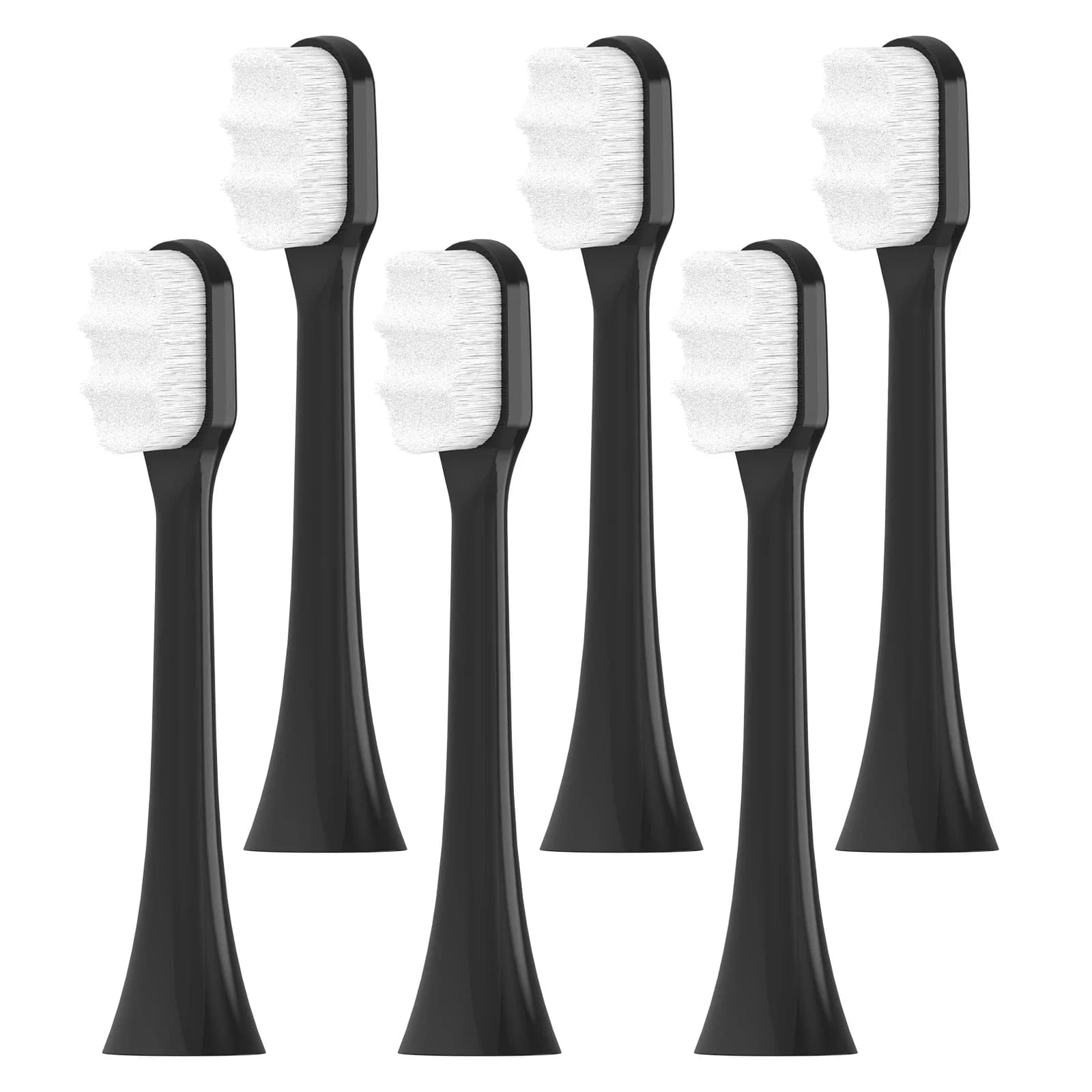 Ultra soft 6-piece spare heads compatible with Philips Sonicare 4100 6100 6500 9000 9300 9900 9500 electric toothbrush