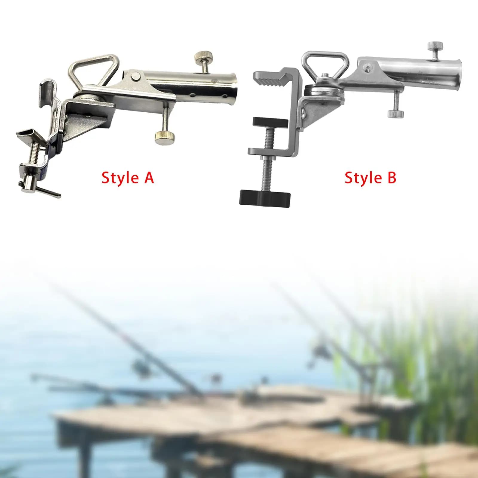 Supporto per attrezzatura da pesca, supporto per utensili da pesca, accessori da pesca regolabili, canna da pesca