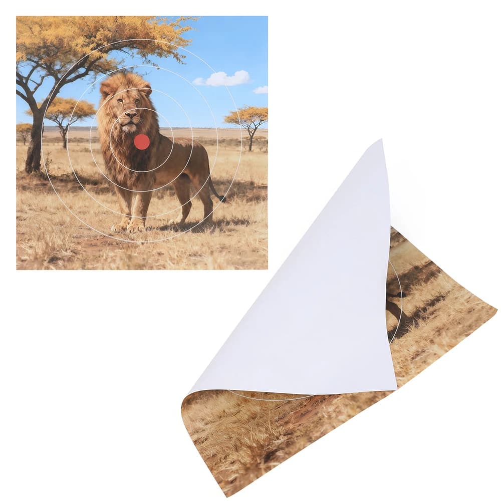 40x40 cm Tiro con l'arco Bersaglio di Carta Modello di Animale Selvatico Bersaglio di Carta Composto Arco Ricurvo Tiro Caccia Bersaglio Viso 10/20 pz