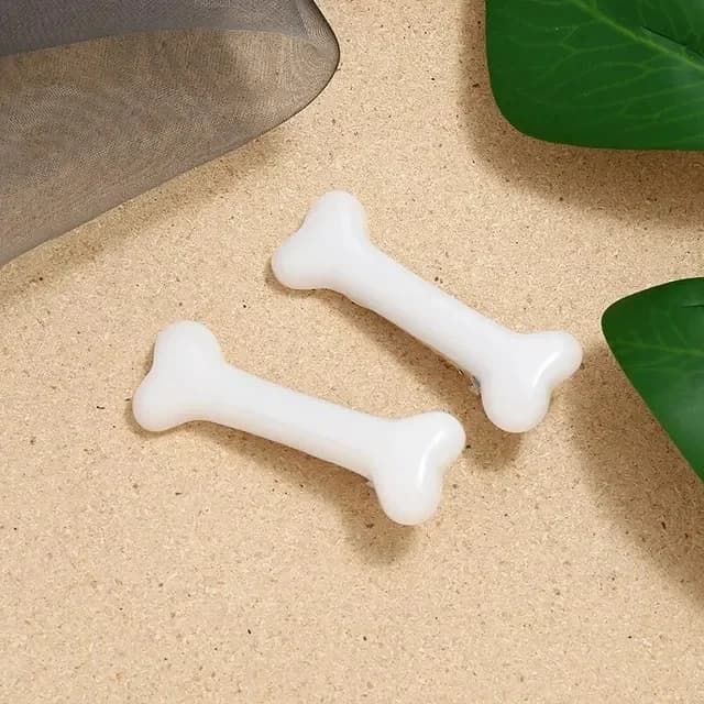 Fermagli per capelli a forma di osso, alla moda, graziosi, per donna e ragazza, fermagli a forma di osso di cane vivaci, fermagli laterali per capelli, accessori per capelli