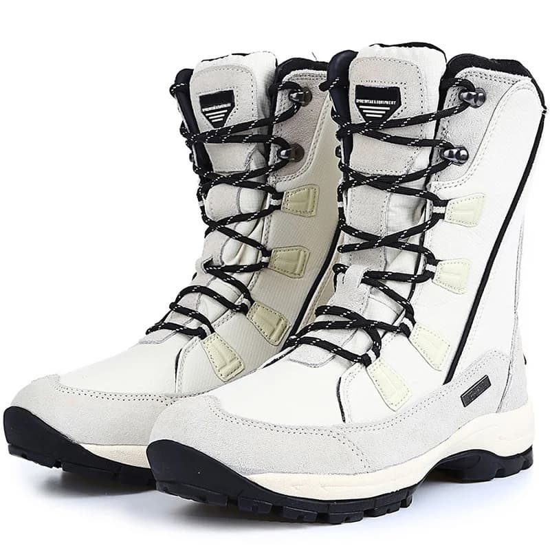 Scarpe da trekking invernali da donna alte da esterno Scarpe da trekking da neve Scarpe da ginnastica per scarponi da montagna da arrampicata caldi casual in pelliccia femminile autunno