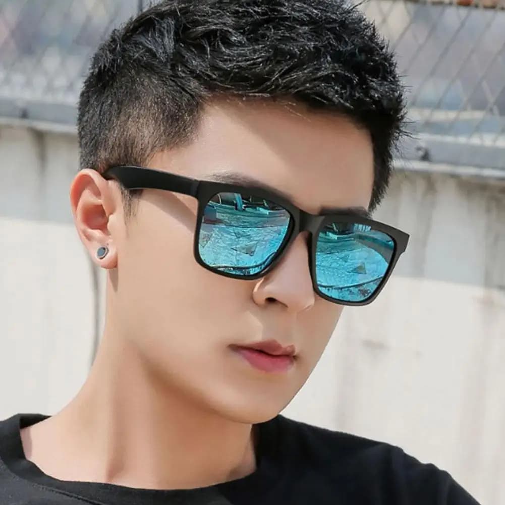 Korean sunglasses for men and women driving UV400 mercury lenses