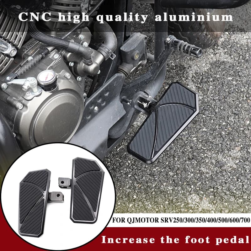 PER QJMOTOR SRV600/V2/V4 SRV400 SRV700 SRV300 SRV350 SRV SRV250 Accessori Moto parti pedale allargamento pedale