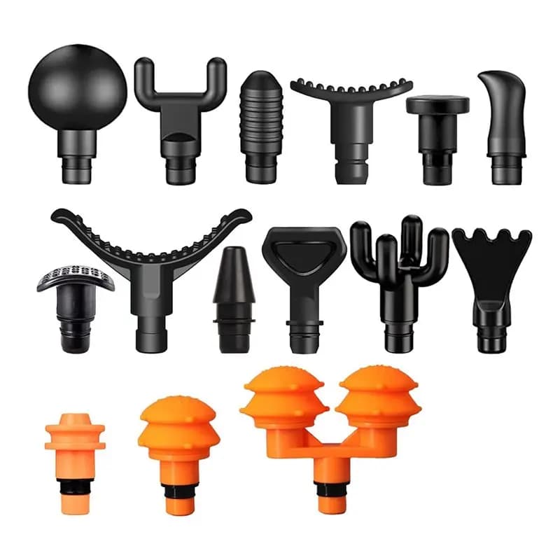 SPECIAL OFFER - 15 PEZZI per Pistola Muscular Massage Accessories, Hypervolt Go-Massage heads for Advanced Therapeutic Effects