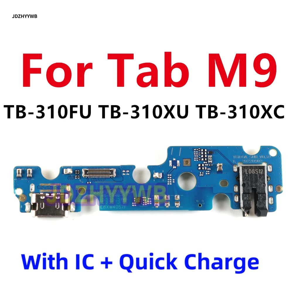 For Lenovo Tab M9 TB-310FU TB-310XU TB310XC TB310FU USB Plug Charging Port Dock Connector Charge Charger Board Flex Cable 10W