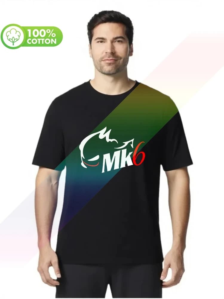 T-shirt da uomo girocollo in cotone 100% pesante EVIL RABBIT VW Golf GTI Racing Mk6 Mk7 R32 S-XXXL Top Tees