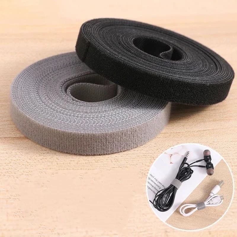 Organizzatore di Cavi 1/5m, Gestione Cavi, Nastro Avvolgicavo, Protezione per Cavi di Auricolari e Mouse, per iPhone Xiaomi Samsung