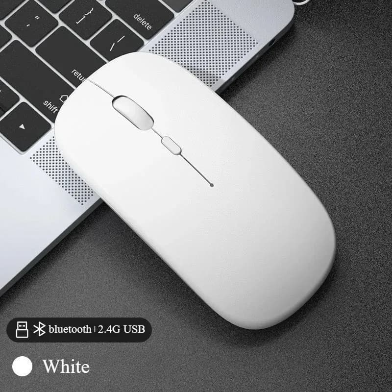 Mouse Wireless Compatibile, Silenzioso, Portatile per Lavoro e Gaming, per Laptop, iPad Air Pro, Tablet PC