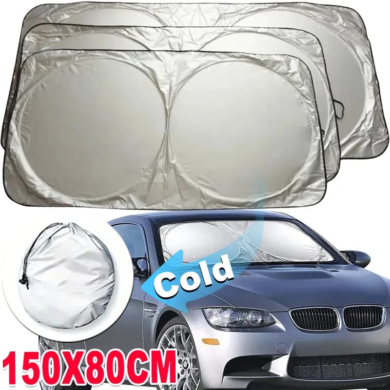 Parabrezza per auto pieghevole Parasole Copertura Visiera Protezione Interni Anti UV Parabrezza Parasole Accessori per automobili