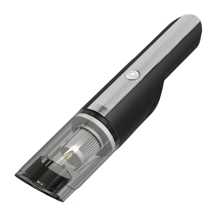 Aspirapolvere per Auto Senza Fili Argento con Forte Aspirazione, Aspirapolvere Portatile Mini Ricaricabile per Casa