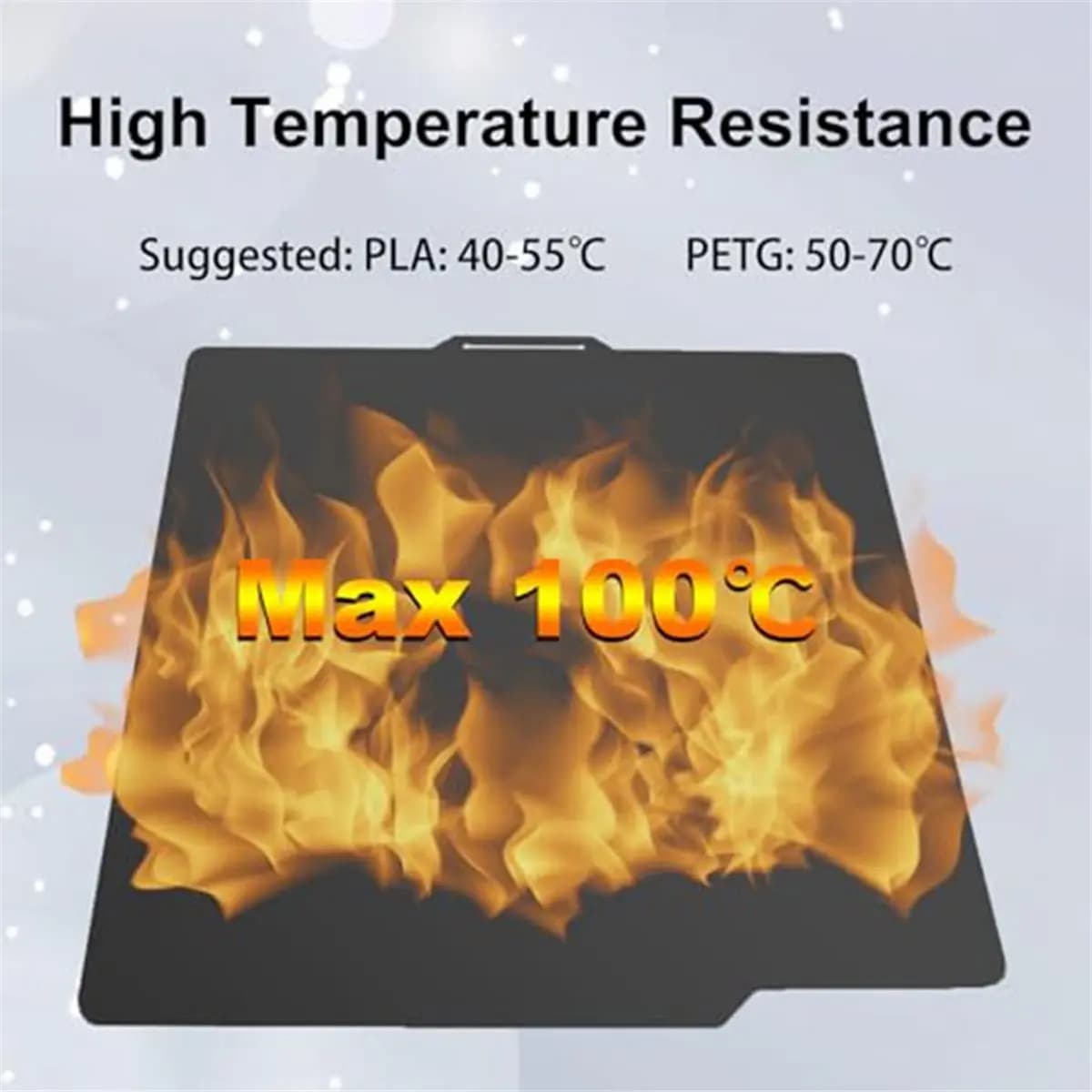 3D Printer PEI+PEI Build Plate for X1/X1C/X1E/P1P/P1S/A1 3D Printer,PEI+PEI 257x257mm
