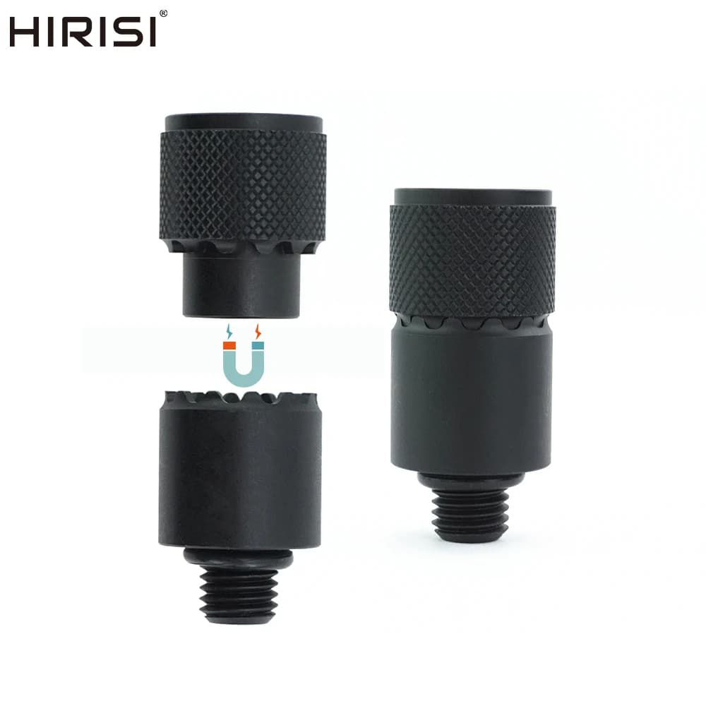 Hirisi Carp fishing Quick change connector Aluminum carp fishing adapter for fishing alarms Canna Pod Fishing equipment AQ210