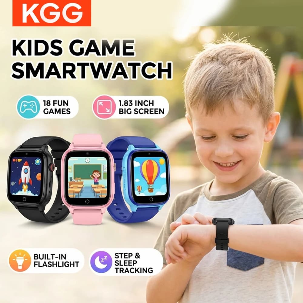 Smartwatch per Bambini con 18 Giochi Divertenti, Monitoraggio del Sonno, Sveglia, Orologio Educativo, Perfetto Regalo Digitale per Bambini e Bambine