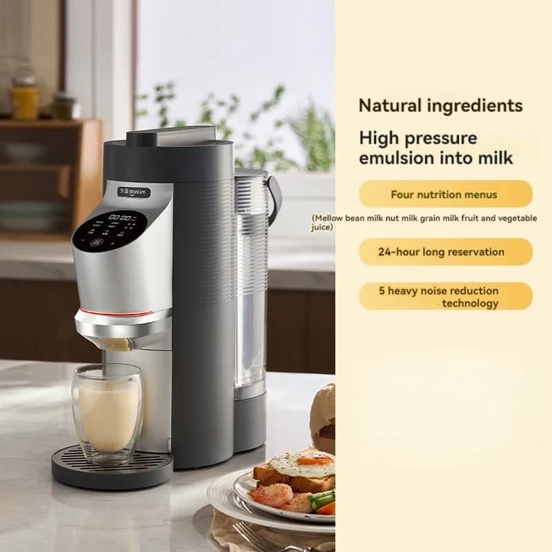 Vegetal Base Soy Milk Machine, Fully Automatic, Hand-Free, High Pressure Intelligent Blender, Soy Milk Home Machine