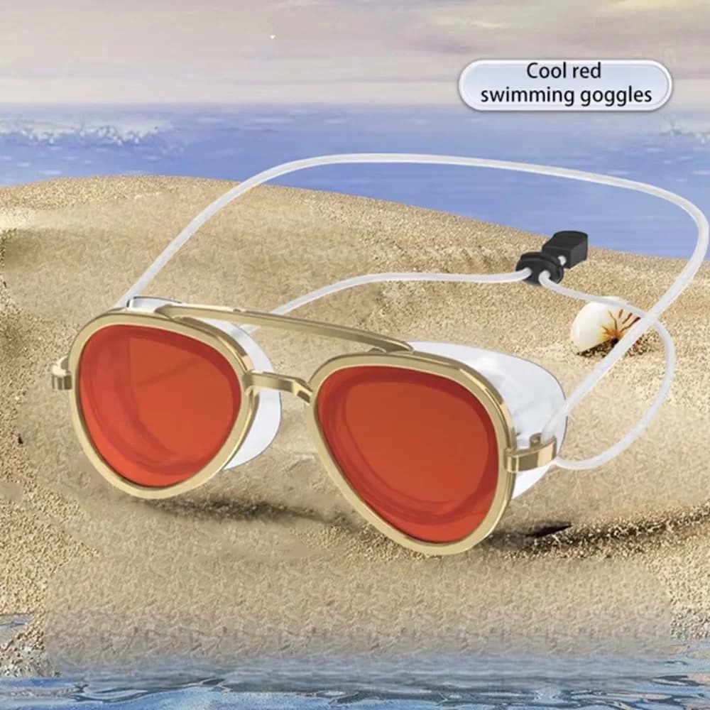 Full-Leasure Full-Leasure Swimwear Professional Corner Swimwear Adjustable Silicone Glasses Unisex Design