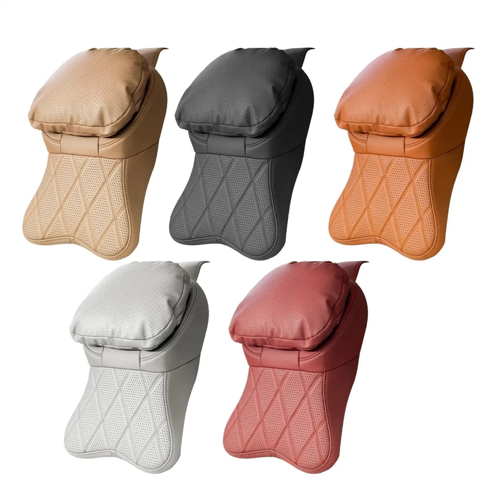 Cuscino Poggiatesta per Auto Ergonomico in Memory Foam con Cinghia Regolabile, Cuscino per Testa per Auto e Aereo, Ideale per Viaggi