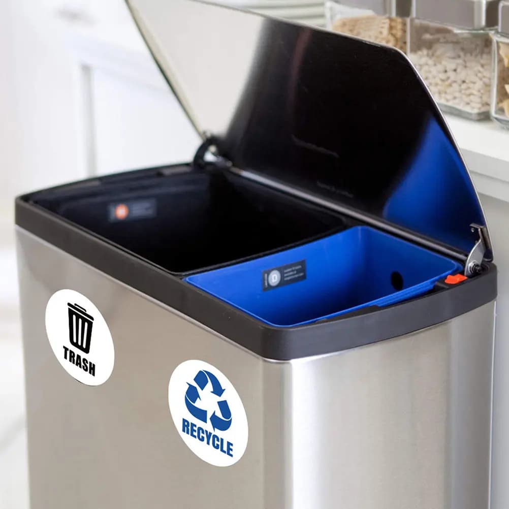 Stickers Labels Halloween Christmas Garbage Label Sticker Garbage Bin Sticker Garbage Bin Stickers Home Recycling Bins Household