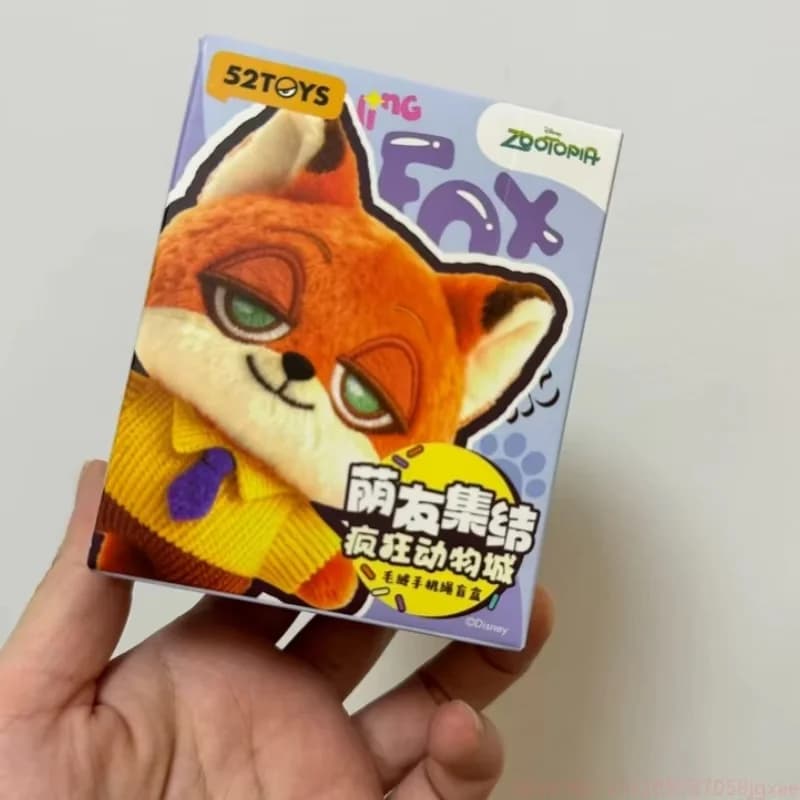 New authentic stock 52 toys collection Zootopia nice friends assemble series blind box plush cute keyring birthday gift pendant