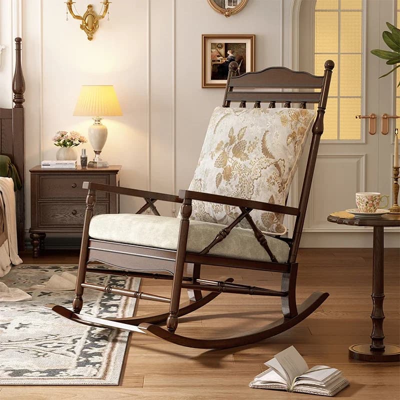 Sedie di Lusso per Soggiorno, Poltrone a Dondolo per Gaming e Relax, Sedie da Lettura, Poltrone di Design per Salotto e Balcone