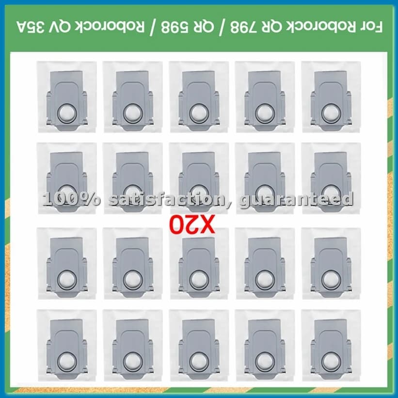Sacchetti Raccoglipolvere di Ricambio per Robot Aspirapolvere 35A / QR 598 / QR 798 - Accessori 20PCS-ABYS