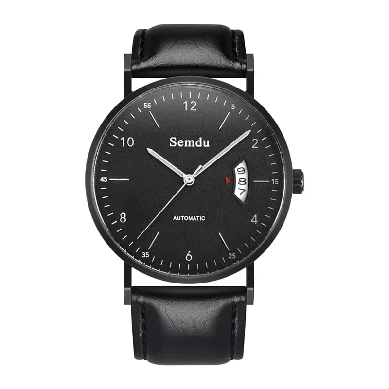 Semdu Men's Mechanical Automatic Business Function Watch Luminescent 5ATM Waterproof Sapphier Glass Perfect Gift