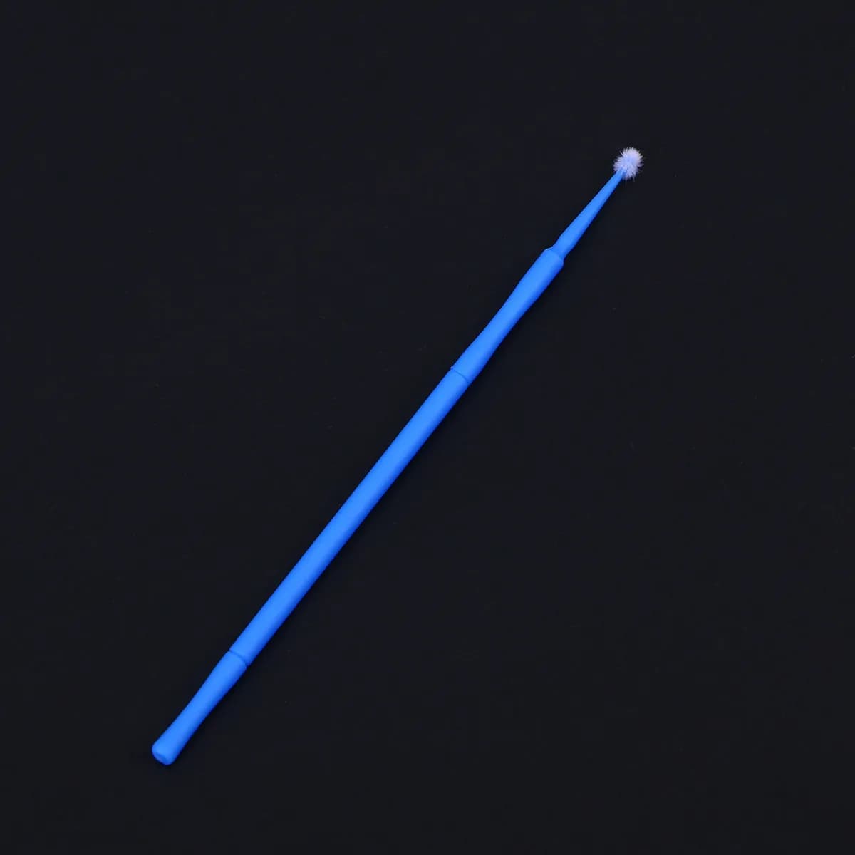 100 Pezzi Pennelli Micro Applicatori Monouso Blu Diametro 2mm Strumenti per Trucco Non Assorbenti Pennello Micro per Extension Ciglia