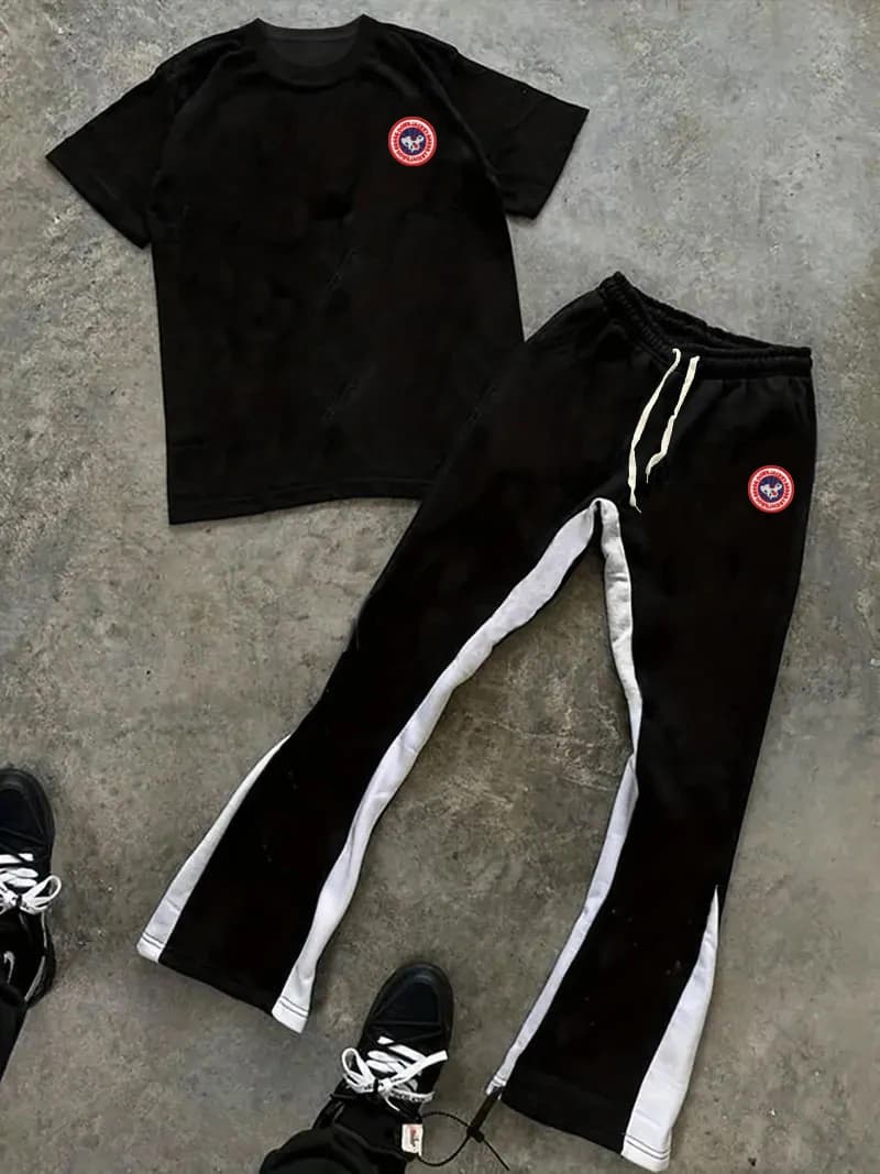 Two Pieces with T-shirt, Style Street Euro, Circular Logo