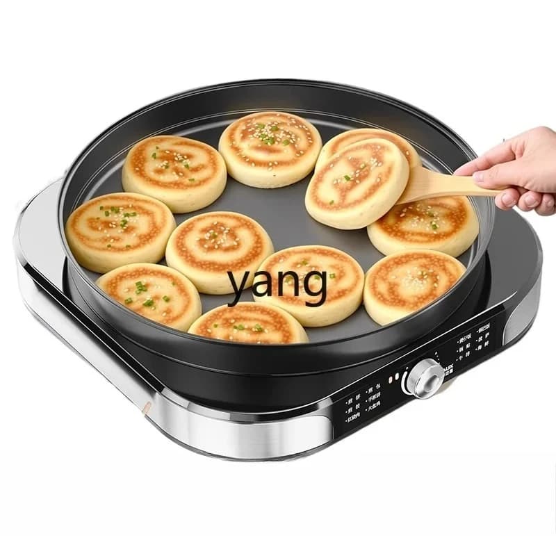 Piastra elettrica CX per uso domestico e commerciale, grande e profonda, per cuocere pancake, noodles e altri alimenti.