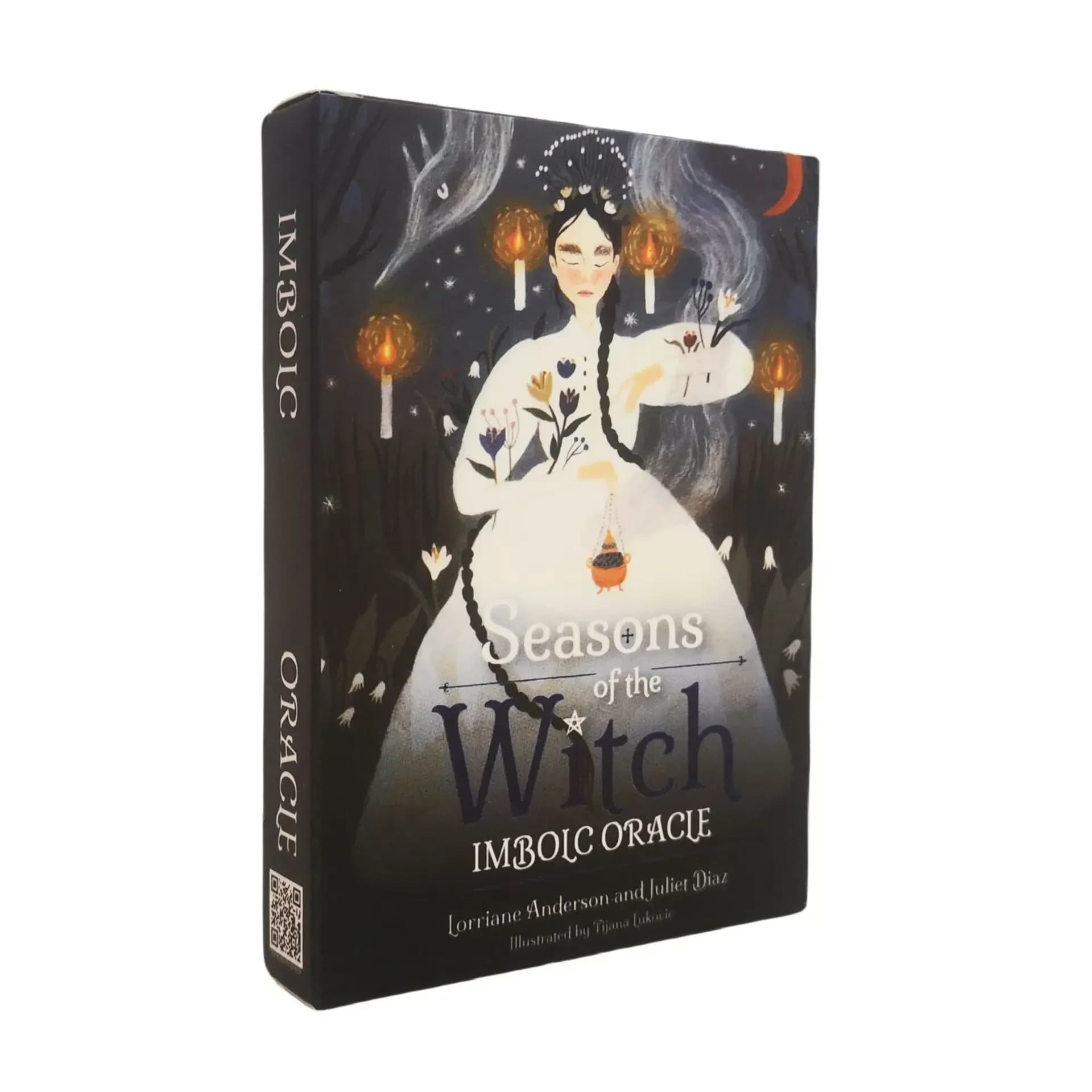 44 pezzi Seasons of The Witch Imbolc Oracle Cards Guida spirituale Divinazione mistica Tarocchi Carte Festa in famiglia Gioco da tavolo