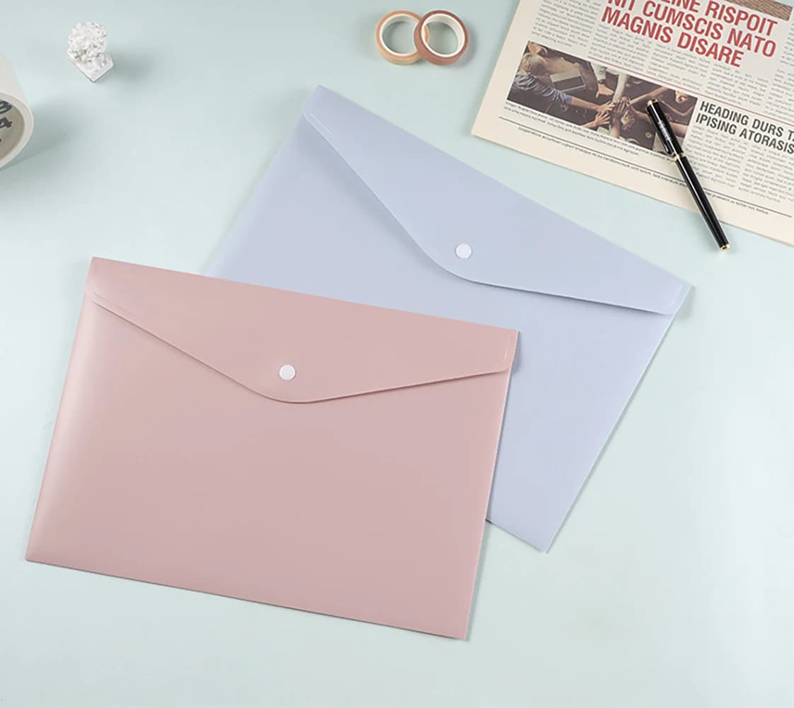 Borsa per documenti Borsa per informazioni per ufficio A4 Borsa per documenti in PP Borsa per organizer da scrivania ispessimento Borsa per documenti per archiviazione da scrivania Astuccio per matite Cartelle per documenti